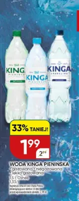 Woda gazowana Kinga Pienińska promocja w Chata Polska