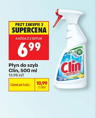 Płyn do szyb Clin 500 ml promocja w Biedronka