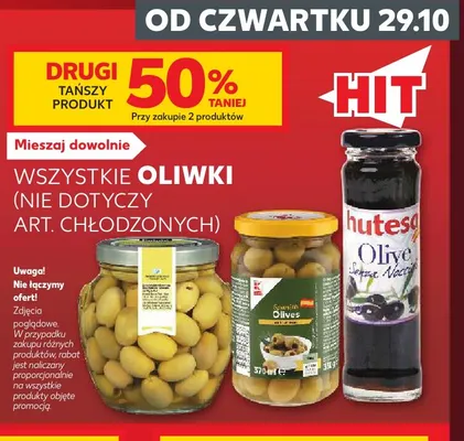 Oliwki czarne bez pestek Hutesa promocja w Kaufland