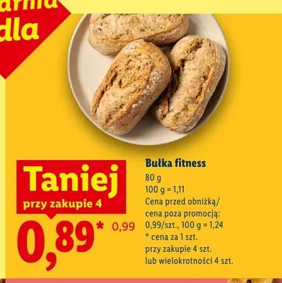 Bułka fitness promocja w Lidl