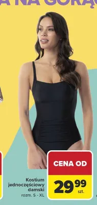 Kostium jednoczęściowy damski rozm. S - XL promocja w Carrefour