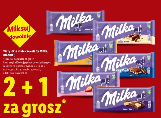 Czekolada Milka Bubbly White promocja w Lidl