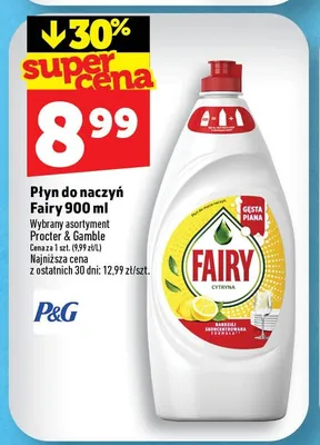 Płyn do naczyń Fairy cytryna promocja w TOPAZ