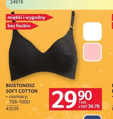 Biustonosz Soft Cotton promocja w Selgros