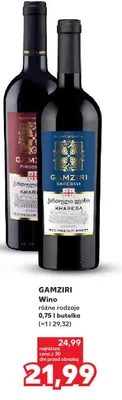 Wino Gamziri Saperavi promocja w Kaufland