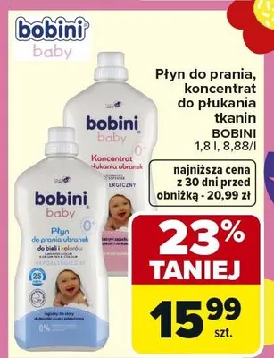 Płyn do prania, koncentrat do płukania tkanin promocja w Carrefour