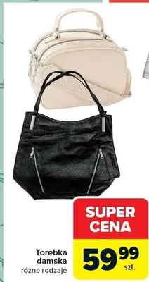 Torebka damska różne rodzaje promocja w Carrefour