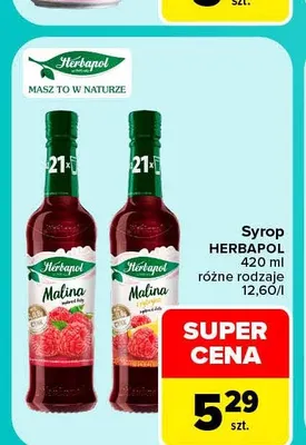 Syrop Herbapol promocja w Carrefour