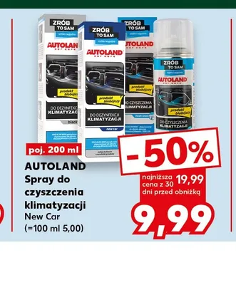 Spray do czyszczenia klimatyzacji Autoland Black promocja w Kaufland