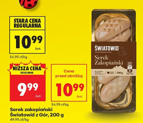 Serek zakopiański Światowid z Gór promocja w Biedronka