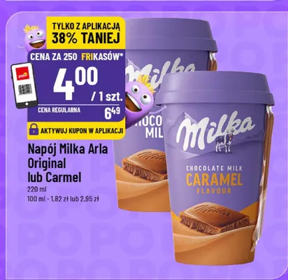 Napój Milka Arla Original lub Carmel promocja w POLOmarket