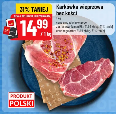 Karkówka wieprzowa bez kości promocja w POLOmarket