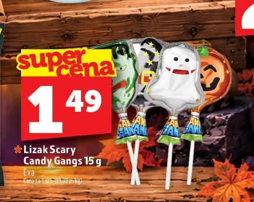 Lizak Scary Candy Gangs promocja w TOPAZ