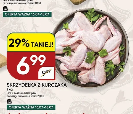 Skrzydełka z kurczaka promocja w Chata Polska