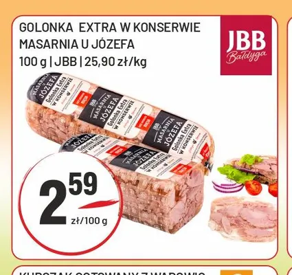 Golonka extra w konserwie Masarnia u Józefa promocja w Sedal