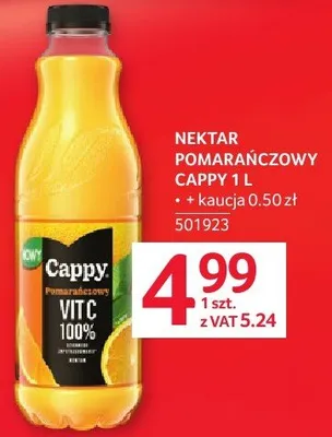 Nektar Cappy Pomarańczowy 1L promocja w Selgros