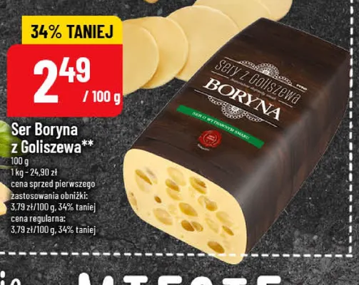 Ser Boryna z Goliszewa promocja w POLOmarket
