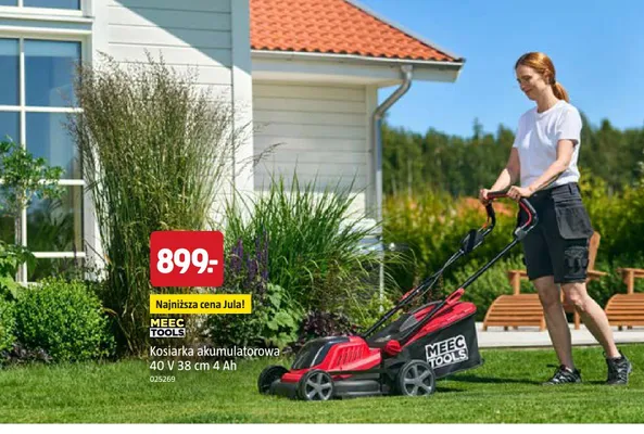Kosiarka akumulatorowa Meec Tools promocja w Jula