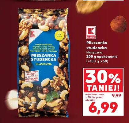 Mieszanka studencka klasyczna K-Classic promocja w Kaufland