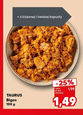 Bigos Taurus promocja w Kaufland