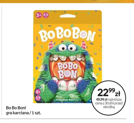 Gra karciana Bo Bo Bon! promocja w Empik