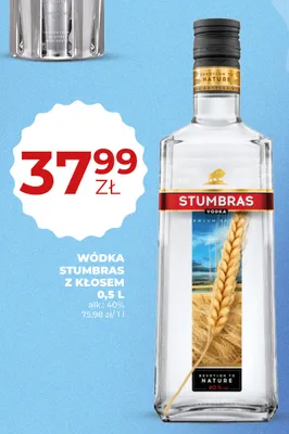 Wódka Stumbras z Kłosem promocja w Duży Ben