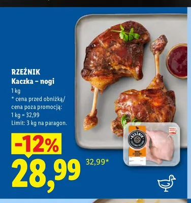 Kaczka nogi Rzeźnik promocja w Lidl