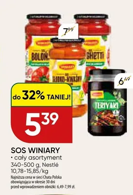 Sos Winiary promocja w Chata Polska