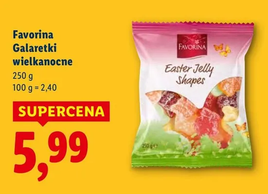 Galaretki wielkanocne promocja w Lidl