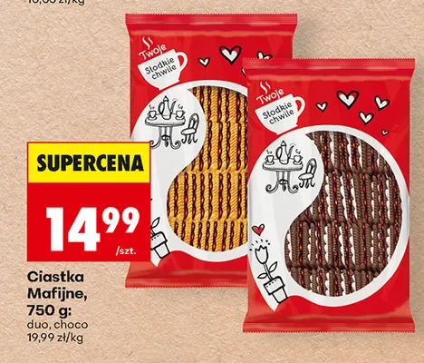 Ciastka Mafijne choco Twoje Słodkie Chwile promocja w Biedronka