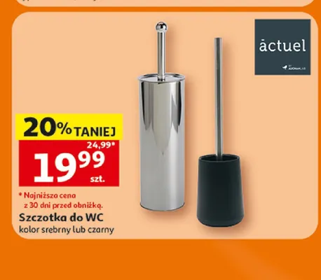 Szczotka do WC Actuel promocja w Auchan