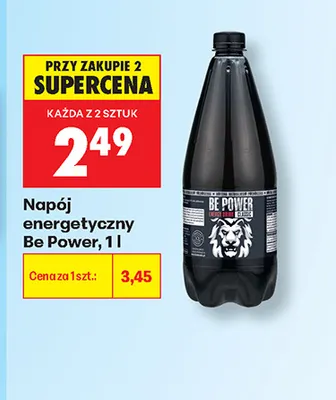 Napój energetyczny Be Power promocja w Biedronka