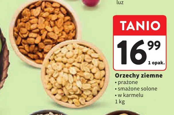 Orzechy ziemne w karmelu promocja w Intermarche