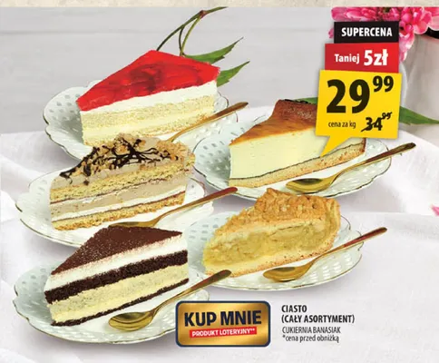 Ciasto Cukiernia Banasiak promocja w Arhelan