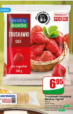 Truskawki mrożone całe Mroźny Ogród promocja w Dino
