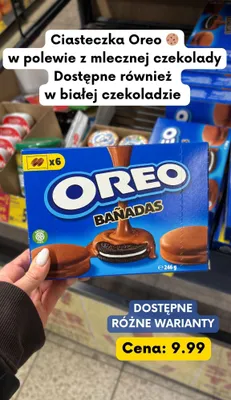 Ciasteczka Bañadas w polewie z mlecznej czekolady promocja w Kaufland