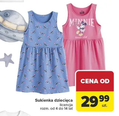 Sukienka dziecięca licencja promocja w Carrefour