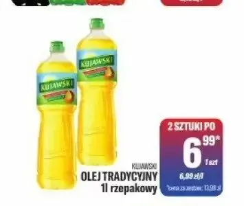Olej tradycyjny Kujawski rzepakowy promocja w Tomi Markt
