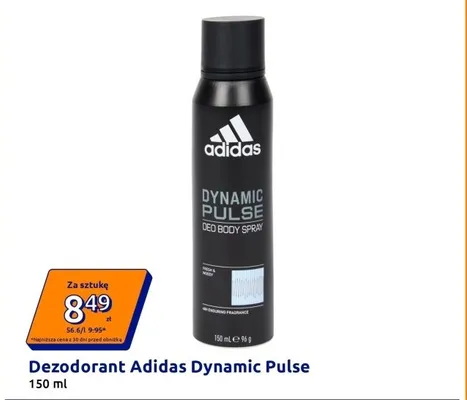Dezodorant Adidas Dynamic Pulse 150ml promocja w Action