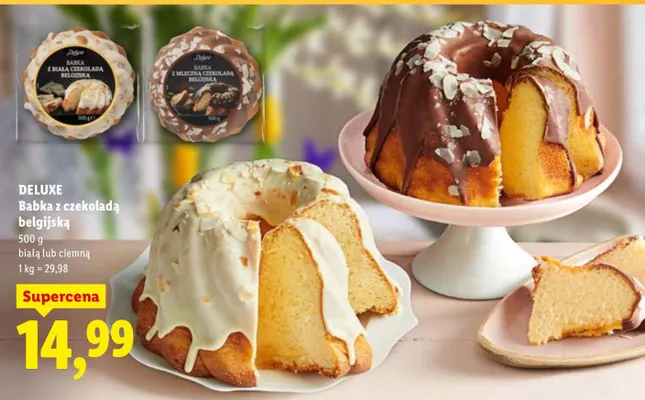 Babka z czekoladą belgijską ciemna promocja w Lidl
