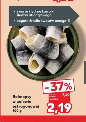 Rolmopsy w zalewie estragonowej promocja w Kaufland