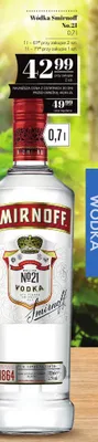 Wódka Smirnoff No.21 promocja w POLOmarket
