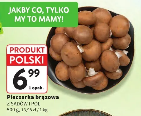 Pieczarka brązowa Z Sadów I Pól promocja w Intermarche