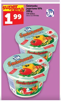 Śmietanka jogurtowa 10% OSM Siedlce promocja w TOPAZ