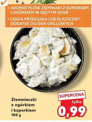 Ziemniaczki z ogórkiem i koperkiem Kaufland promocja w Kaufland