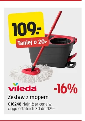 Zestaw z mopem Vileda promocja w Jula