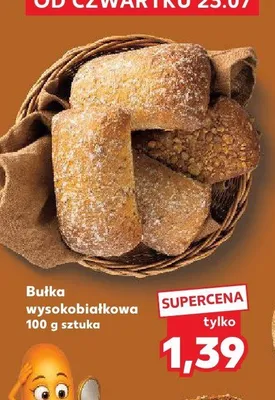 Bułka wysokobiałkowa promocja w Kaufland