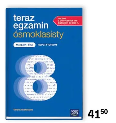 Książka Teraz egzamin ósmoklasisty Matematyka Repetytorium Nowa Era promocja w Empik
