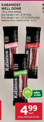 Kabanosy well done - chilli promocja w Stokrotka