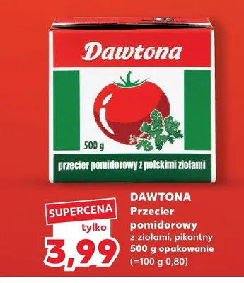Przecier pomidorowy z ziołami Dawtona promocja w Kaufland